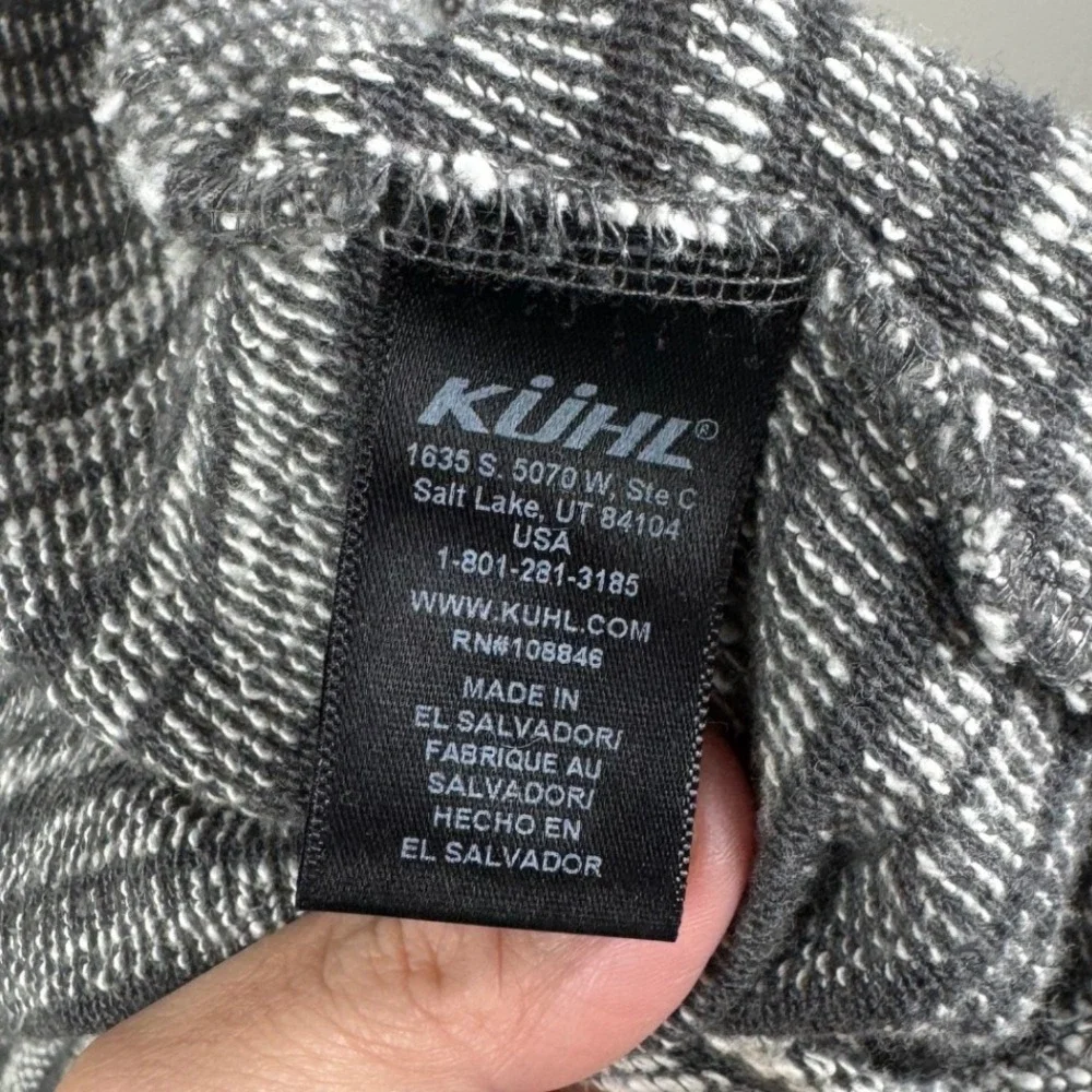 Kuhl Striped Open Front Cardigan Sweater‎ Knit Size Medium